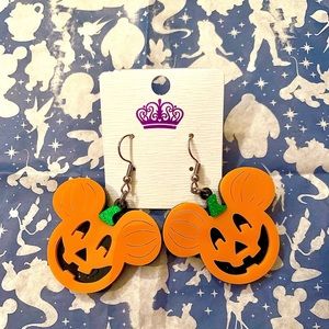 New Mickey Mouse Pumpkin Earrings